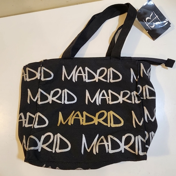 ROBIN RUTH Black Canvas Zip clousere Tote NWT - Picture 6 of 13